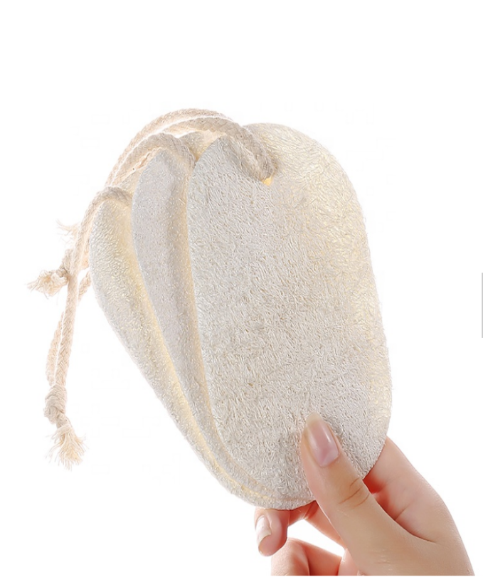 #1 Natural Loofah Bath Sponge - 6" Pure Body Exfoliation - ITEM CODE: 660457595513-0